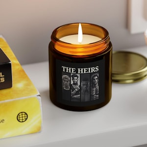Zodiac Academy Celestial Heirs Inspired Candle | Bookish Candle | Fantasy Book Merch | Dark Academia Decor | Bookcase Accessory