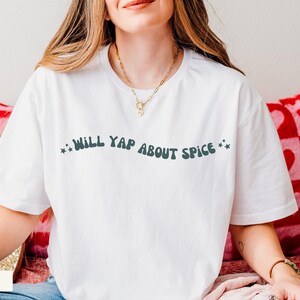 Spicy Book Shirt | Bookish T-Shirt for Romance Readers | Cute Book Lover Gift | Romantasy Reader Tee | Smut Reader Shirt
