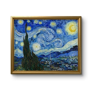星月夜 美術品複製 | ヴィンセント・ヴァン・ゴッホの絵画 | デジタルアート