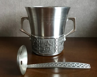 ASKVOLL BRUG STØPT TINN made in Norway Vintage Askvoll Brug Støpt Tinn Small Handmade Pewter Tomling Bowl