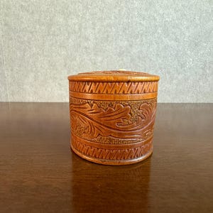 Antique Norwegian Handmade  Wooden Thread Box, Traditional Norwegian Wood Carving, 1800s, Telemark Norway