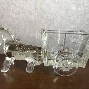 ヴィンテージ スカンジナビア アート ガラス フィギュア 馬車 プランター、ミッドセンチュリー、ガラス ボックス、キャンディ ボウル、ディプレッション グラス、スカンジナビア デザイン