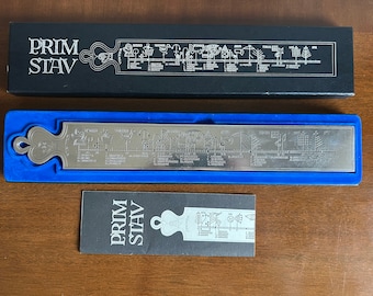 Primstav, Hand-molded tin, Norwegian Farmers Almanac Calendar, ASKVOLL TINN - HAUGRUD, Norwegian "Primstav " Ancient Calendar, Norway