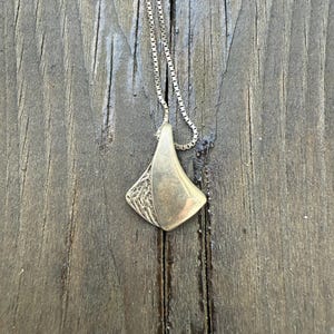 Vintage Sterling Silver Handmade Pendant Necklace,  Recognizable Scandinavian Design, 925 mark , Collectable  Viking Style Necklace