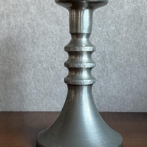 Vintage Holmen Pewter Norway  Candle Holder,  Mid Century Scandinavian Style