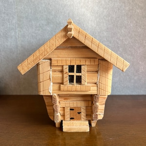 Traditional  Norwegian Handmade Christmas Decoration Nisse Dolls House  Norwegian Stabbur