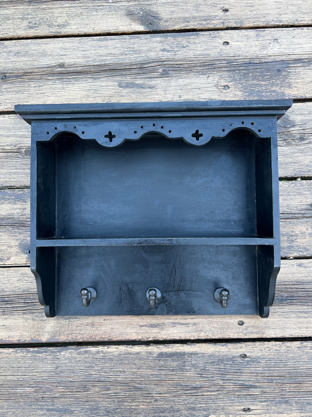 Vintage Handmade Danish Nordal Wall Hanging Kitchen Shelf Etsy