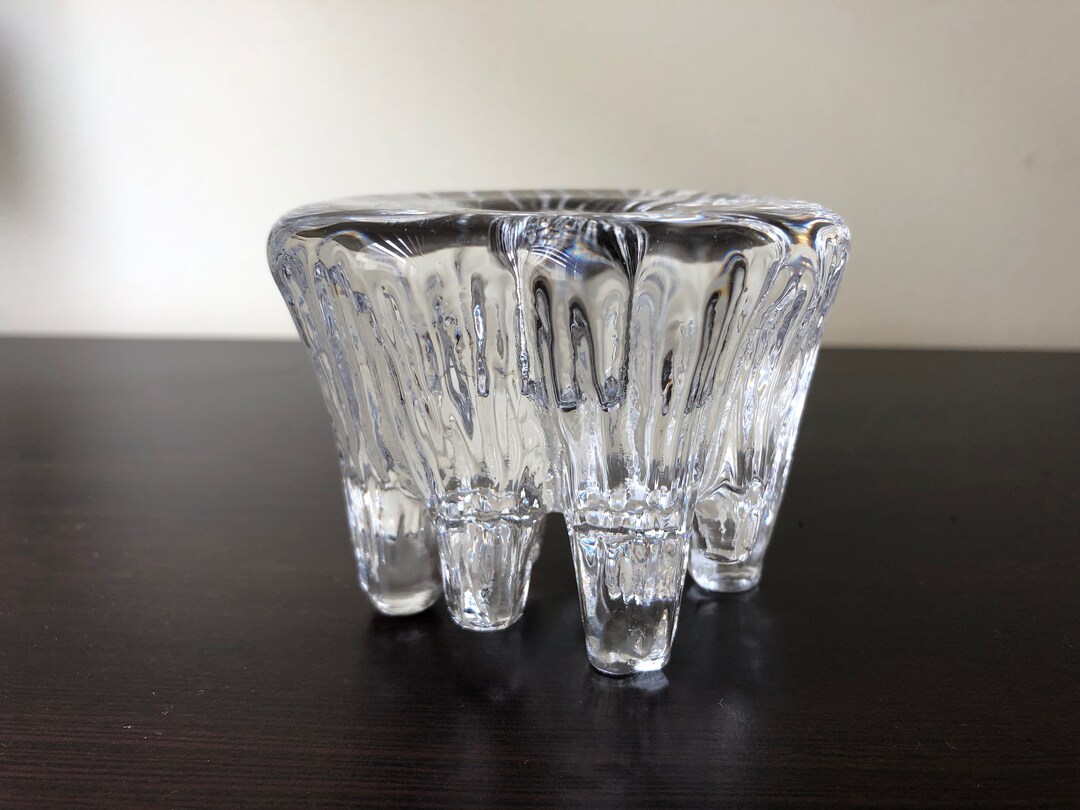 Crystal Hadeland Candle Holder / Vase
