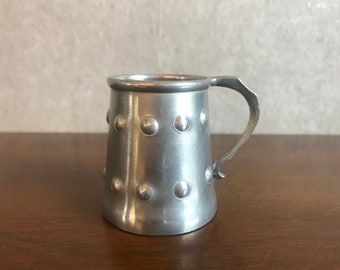 Vintage Askvoll Brug Støpt Tinn Small Handmade Pewter Tomling Bowl