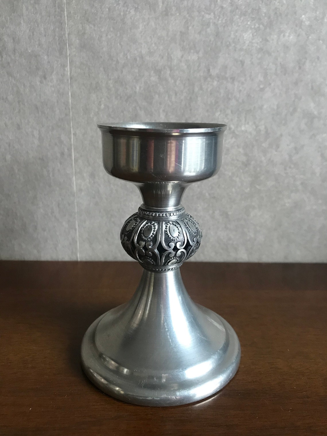 Vintage Måstad Pewter Norway Candle Holder Num 946 Mid Etsy