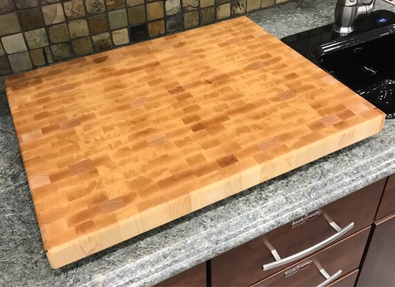 20 X 26 X 2 Maple End Grain Cutting Board Etsy