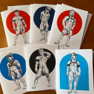 Leathermen 6-Pack Greeting Cards