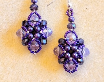 Downton Beaded Earrings Tutorial pdf