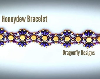 HoneyDew Beaded Bracelet Tutorial PDF