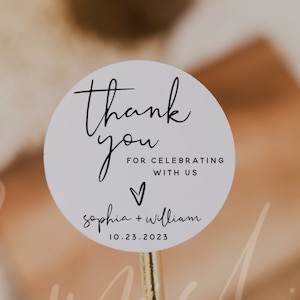 Wedding Thank You Favor Tags Template, Round Thank You Favor Tag, Printable Thank You Tag, Wedding Favor Tag, Instant Download, Templett, M8