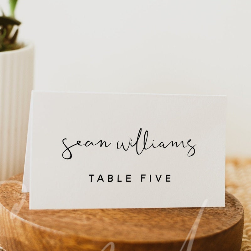 Flat Place Cards - Etsy UK
