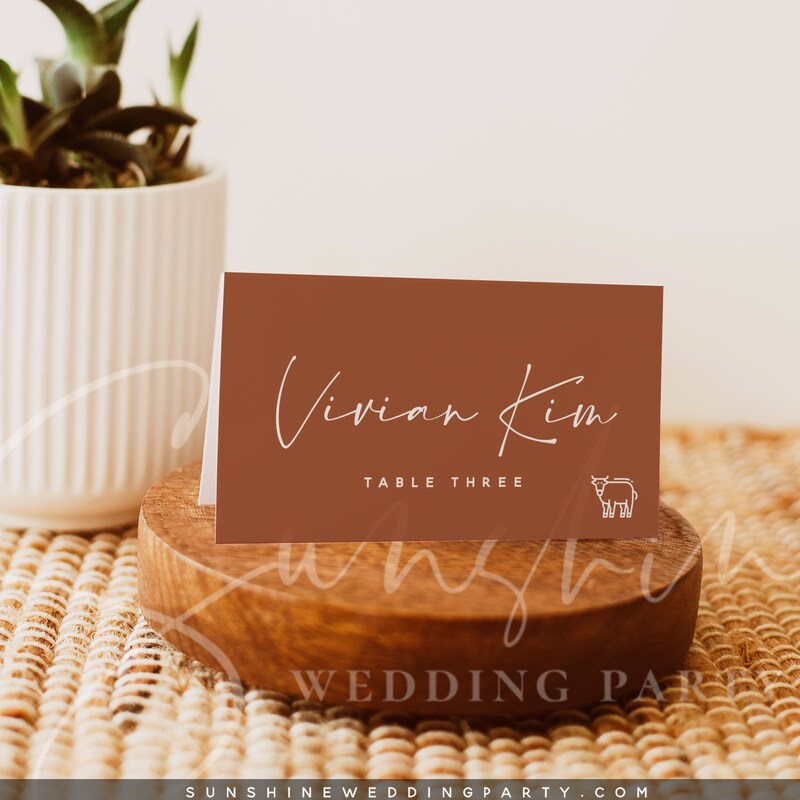 Printable Wedding Place Cards - Etsy UK