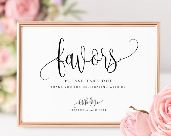 Wedding Favors Sign Template Please Take a Treat Guests Favors Sign Wedding Signs Favors Printable Wedding Favors Sign Template Templett R1