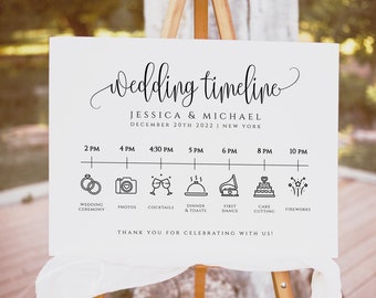 Wedding Itinerary Template Wedding Timeline Template Wedding Timeline Program Wedding Timeline Sign Wedding Itinerary Wedding Templett R1