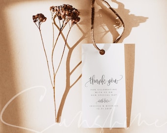 Gift Tag Template Wedding Tag Favour Tag Template Favor Tag Wedding Gift Tag Bridal Shower Tag Wedding Gift Tag JPEG PDF Digital Download R1