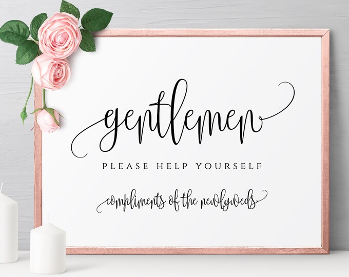 Bathroom Signs Gentlemen ladies Bathroom Signs Template Wedding Ceremony Wedding Signs Printable Editable Signs Instant Download Templett R1