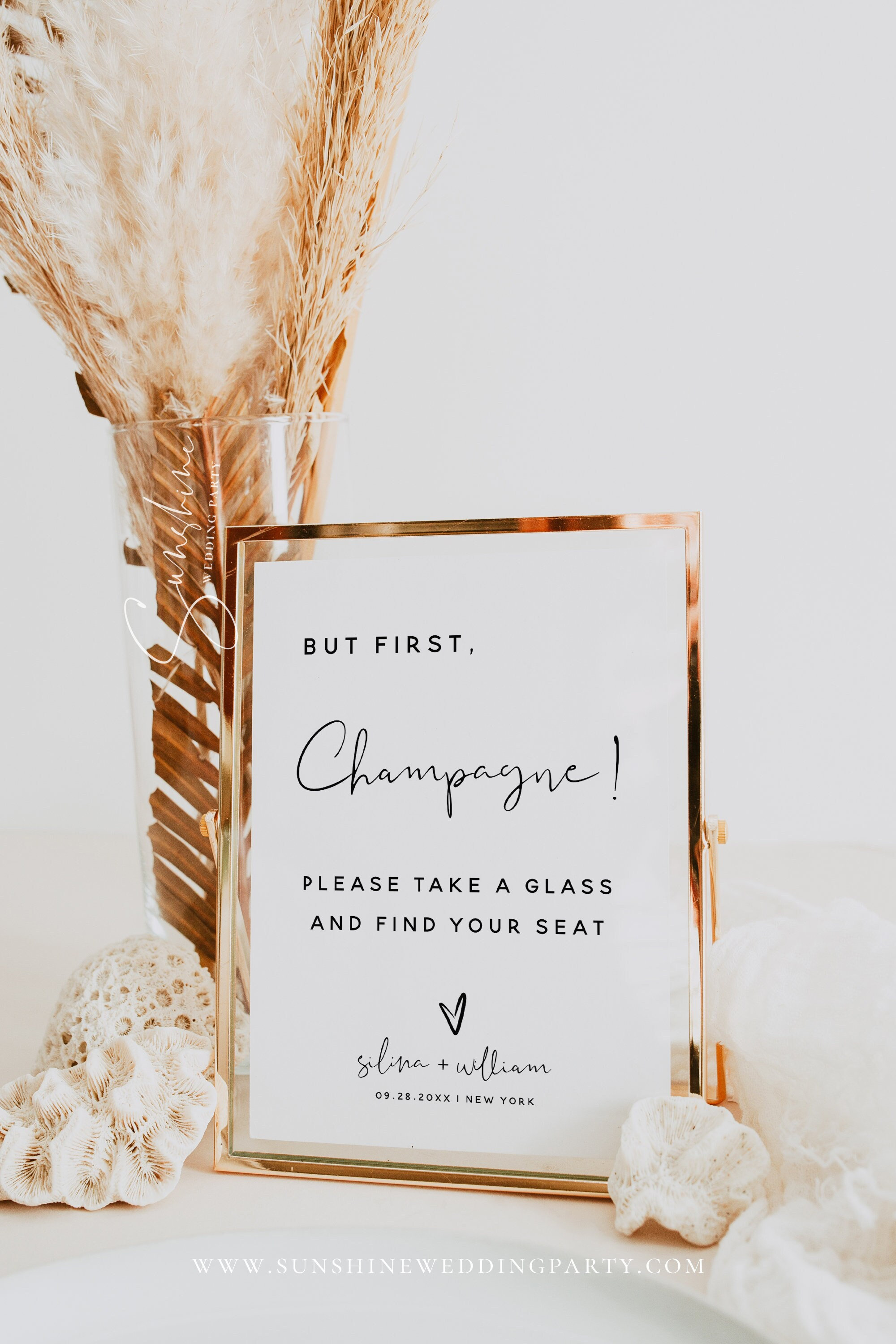 Moët Mini Champagne Bottle Sippers Wedding Bachelorette 