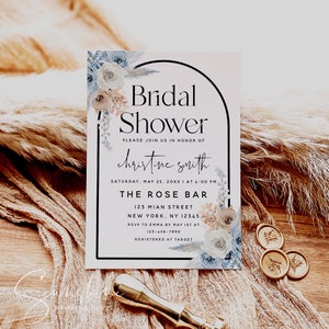 SunshineWeddingParty_Dusty_Blue_Bridal_Shower_Invite_Champagne_Arch_Template_Editable_Templett_Instant_Download_Printable_Bridal_Invite_Wedding_DIY_Cover_Photo_3