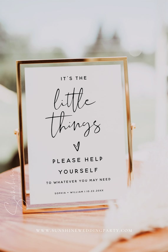 Minimalist Wedding Bathroom Basket Sign Template Bathroom Etsy