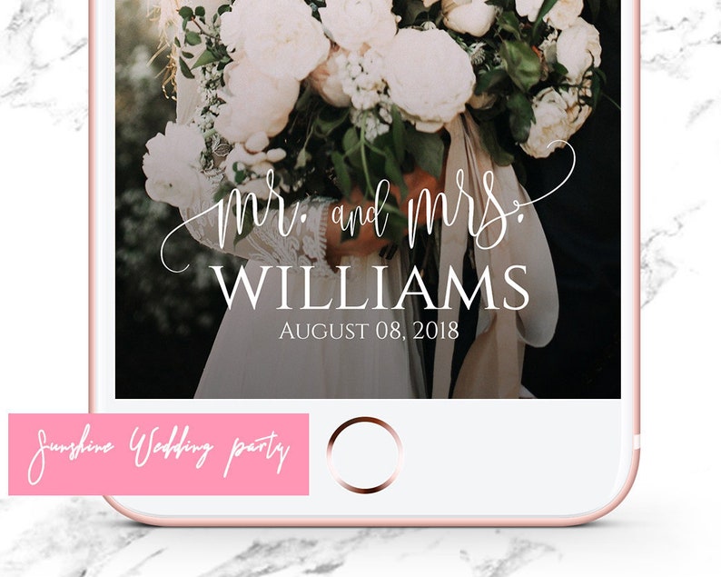 Wedding Snapchat Filter Wedding Snapchat Geofilter Wedding Etsy
