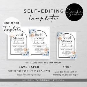 SunshineWeddingParty_Dusty_Blue_Bridal_Shower_Invite_Champagne_Arch_Template_Editable_Templett_Instant_Download_Printable_Bridal_Invite_Wedding_DIY_Cover_Photo_4