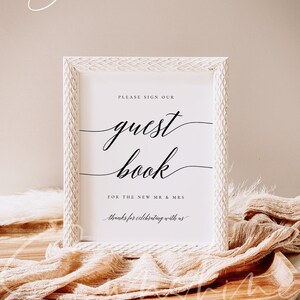 Wedding Guest Book Sign Template Printable Wedding Guest Book Signs Editable Guestbook Signs Rustic Guest Book Instant Download Templett R2
