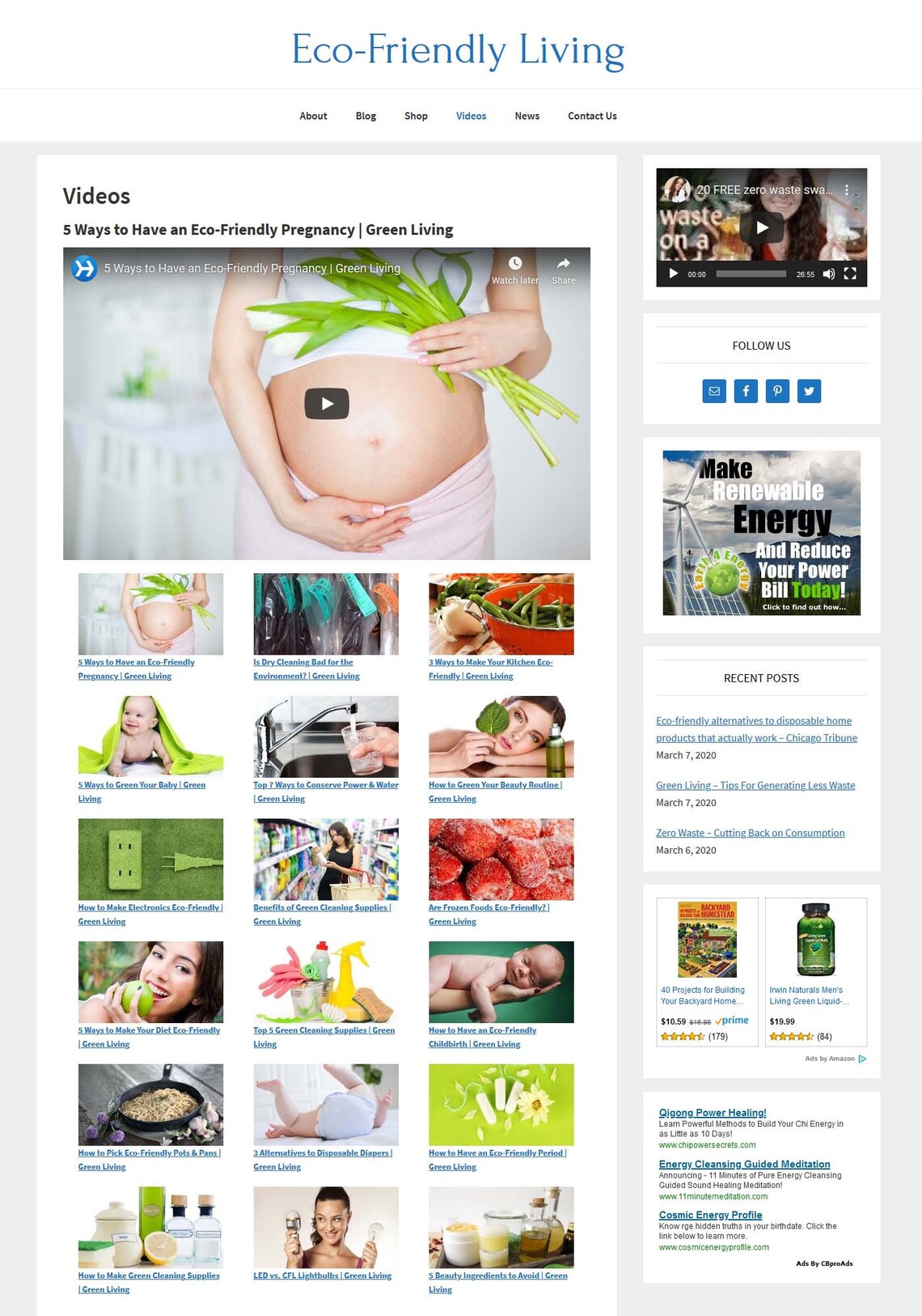 Premade site site Template Turnkey site Blog Etsy