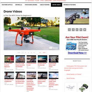 Premade WordPress Website Template: Drones Niche (Digital Download) image 3