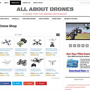Premade WordPress Website Template: Drones Niche (Digital Download) image 4