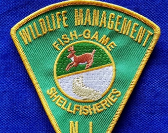 New Jersey Wildlife Management Fish Game-patch