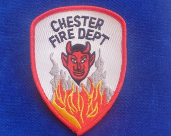 Écusson pompier du service d'incendie de Chester