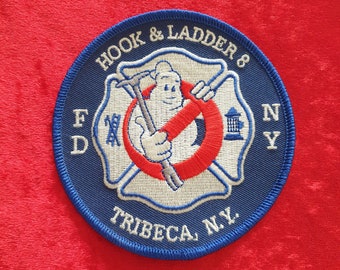 F.D.N.Y. Hook & Ladder 8 Patch - Tribeca - Ghostbusters Frozen Empire