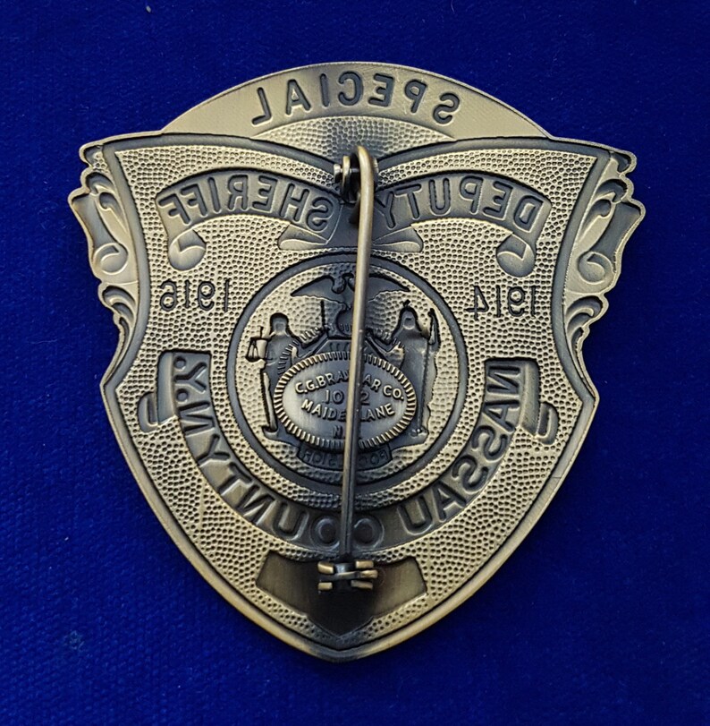 Special Deputy Sheriff Badge From Nassau County Etsy