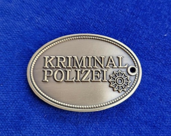 Kripo Miniaturmarke Metall-Schlüsselanhänger