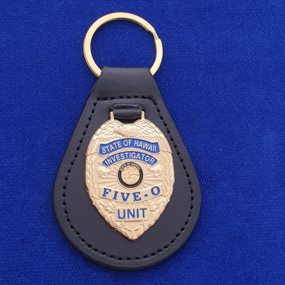 Hawaii Five-0 Leather Key Ring - Etsy