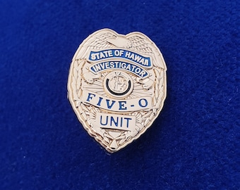 Hawaii Five-0 Mini Badge as Pin