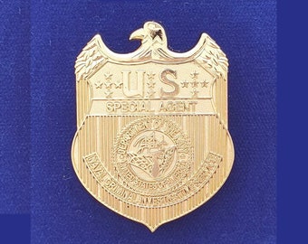 NCIS metal label pin Navy CIS