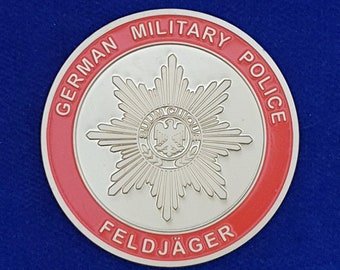 German Military Police  Challenge Coin Response Unit Feldjäger