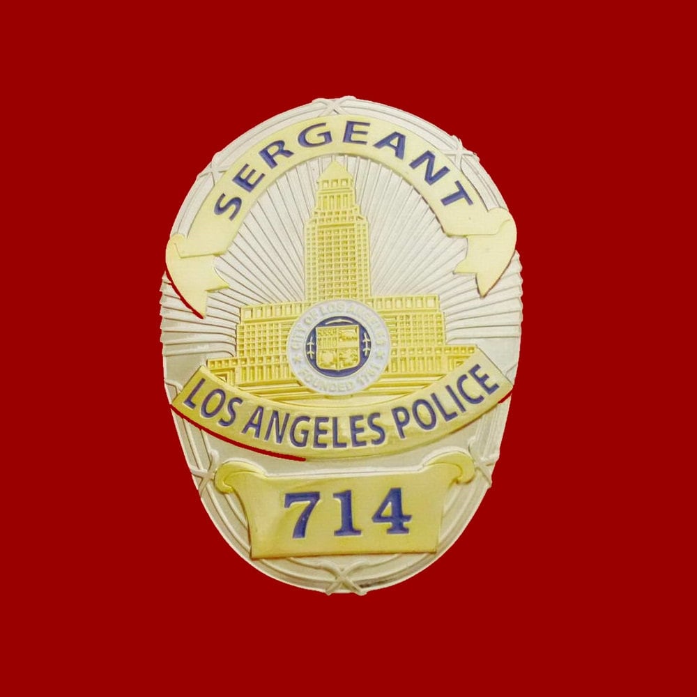 Lapd Sergeant Badge - Etsy