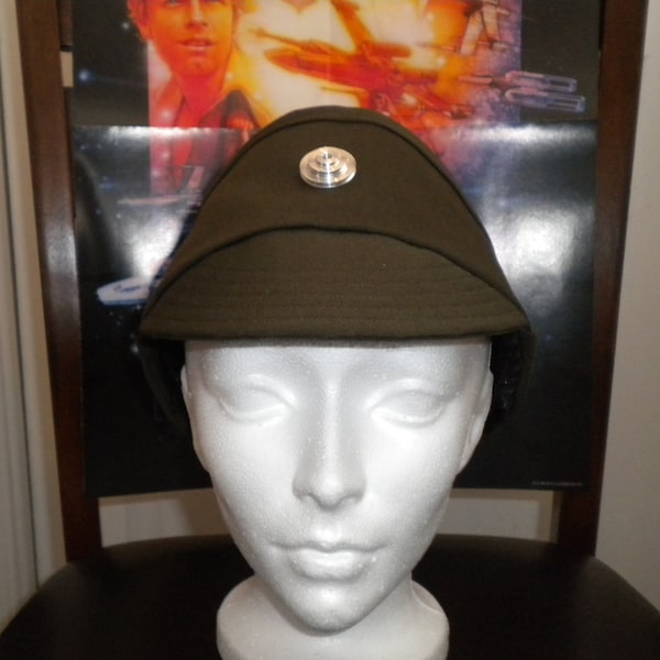 Inspiration imperial officer hat handmade, black or olive only available, crl approvable not included code disk.special Price