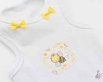 Bumblebee Dog Shirt - Small Dog Clothes, Cupcake Dog Shirt, Pet Shirt, Pet Tank, Pet Clothes, Dog Apparel, Dog Shirt, XXS Pet Clothes