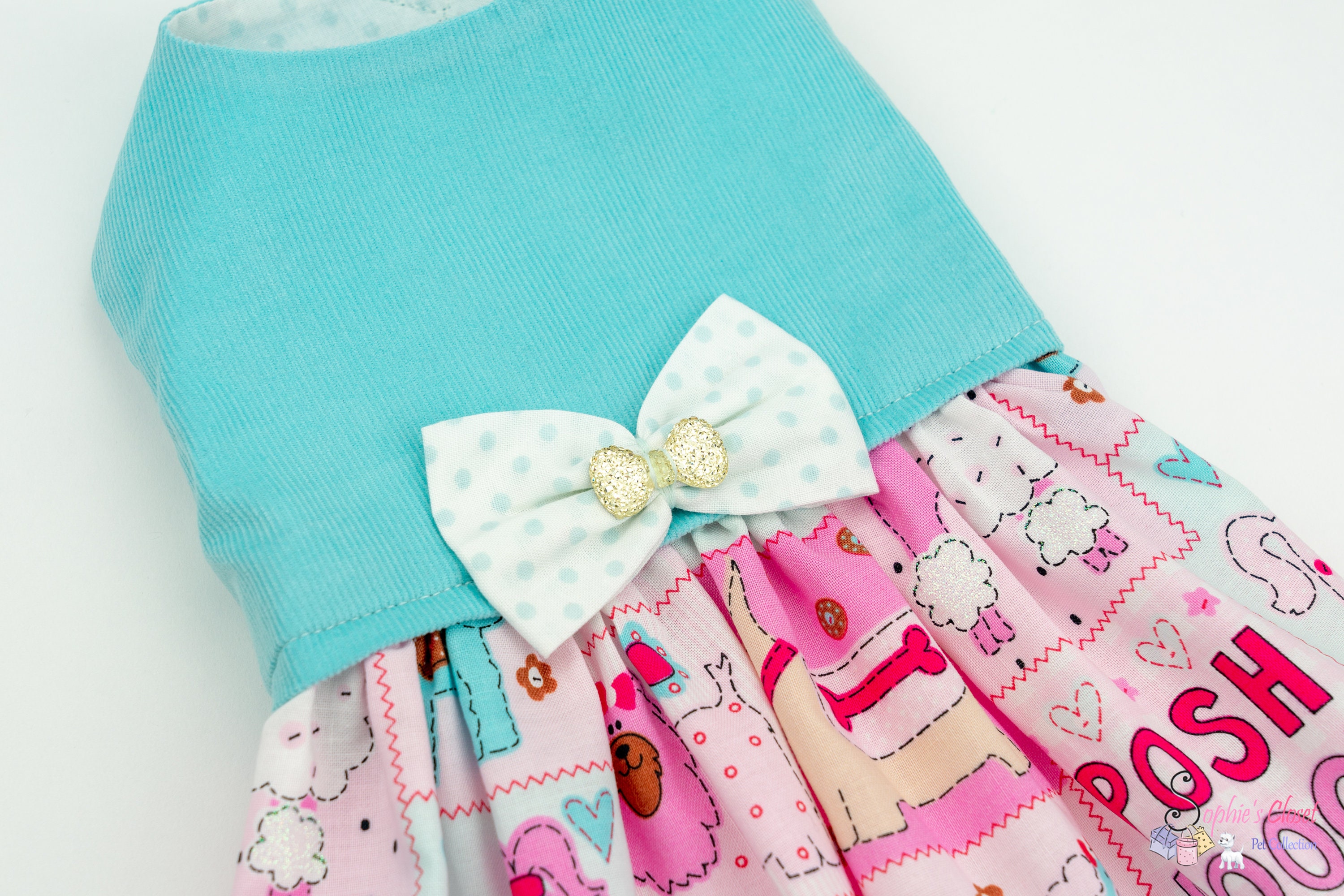 Posh Pooch Dog Dress Small Dog Clothes Pet Summer Dress | Etsy