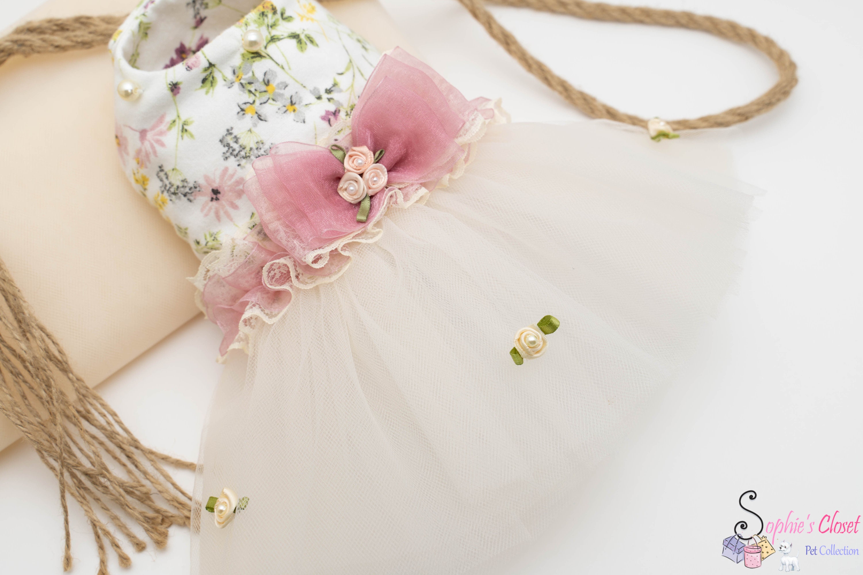 Rose Gold Dog Dress - Etsy