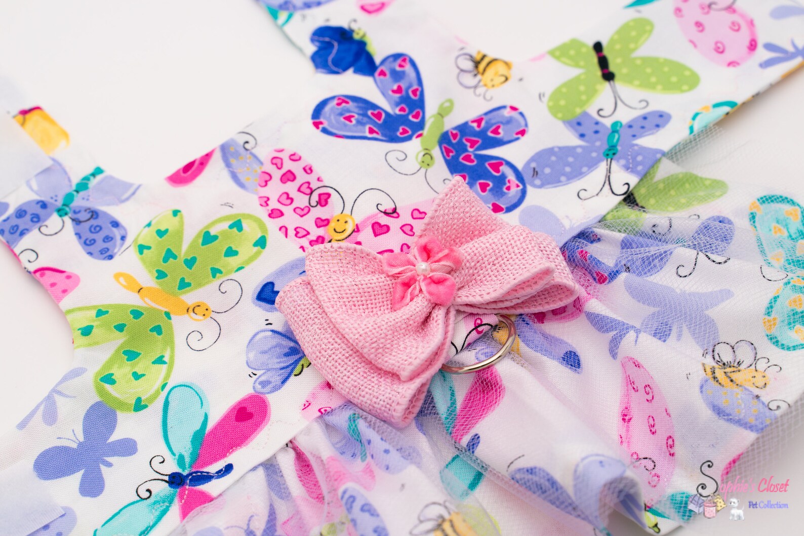 Happy Butterflies Harness Pet Harnesses Custom Harness for Etsy