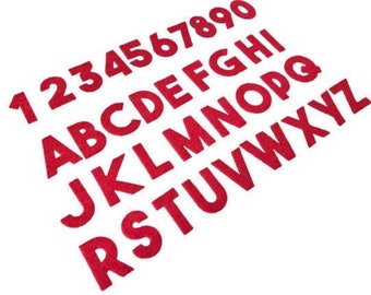 Felt Alphabet Letters & Number Set, A to Z Uppercase Letters, ABC for Felt Flannel Board, Quiet Books, Kids Crafts, Homeschool Preschool